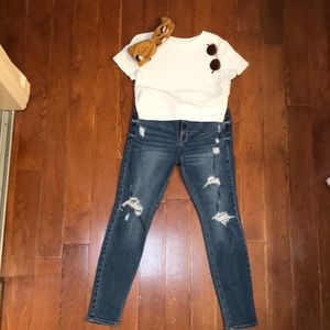 Rockstar Super Skinny Ripped Jeans